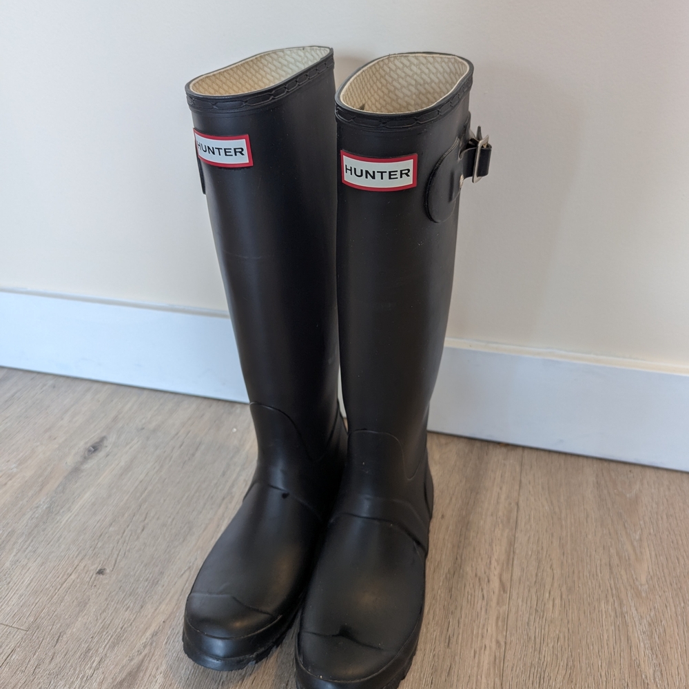 Hunter Black Original Tall Boots